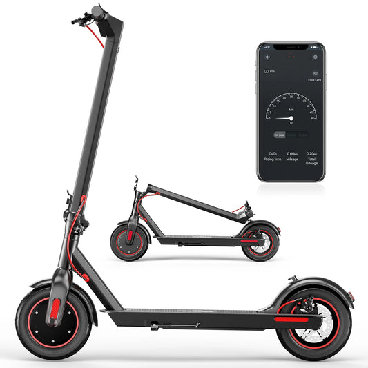 V10 Electric Scooter 500W 36V 15AH Battery APP Smart Adult Scooter Shock Absorption Anti-skid 33km/h Folding Electric Scooter