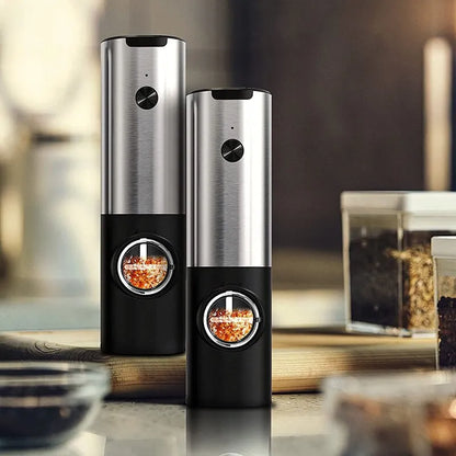 Electric Salt Grinder Set